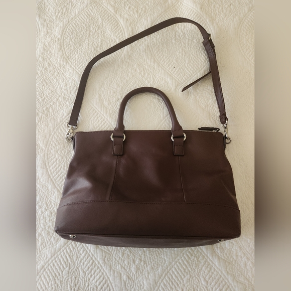 Lovely Raisin colored Women's leather Bag - Picture 3 of 4